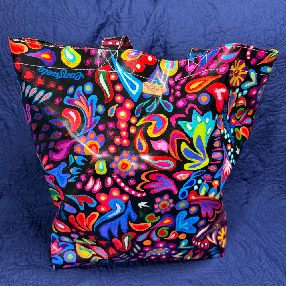 Consuela Sophie Basic Bag Tote Multi Color Psychedelic Floral Bag